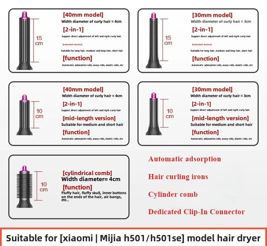 H501SE For Xiaomi Mijia Hair Dryer H501 Wave Curling Wand Hair Dryer Accessories
