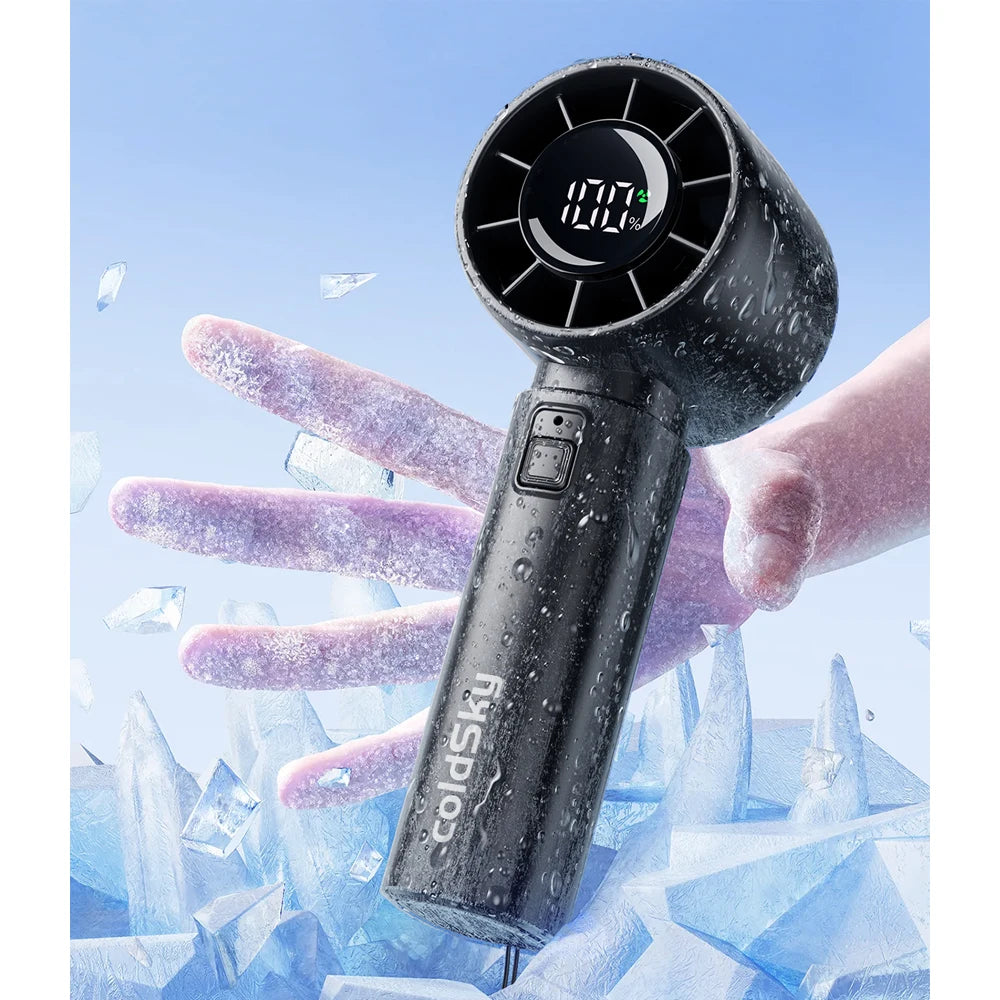 coldSky Portable Handheld Fan 4000mAh Battery Operated